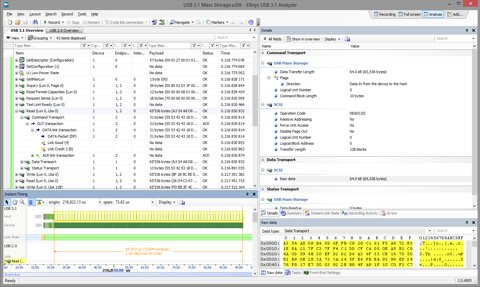 Ellisys USB 3.0 Analysis Software